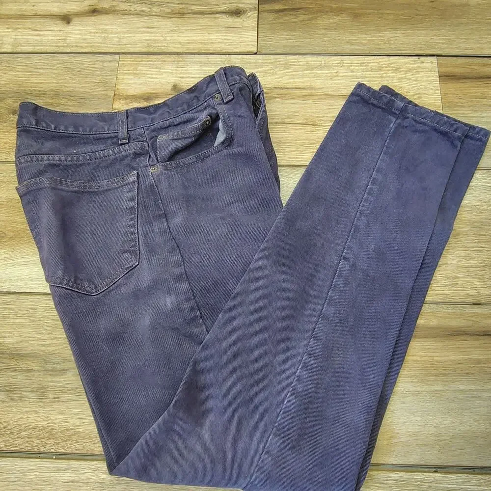 Gap 90s Vintage Heavyweight Indigo Mom Jeans High Rise Tapered Womens 6 Long USA